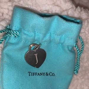Tiffany & Co. Letter “J” Heart Charm